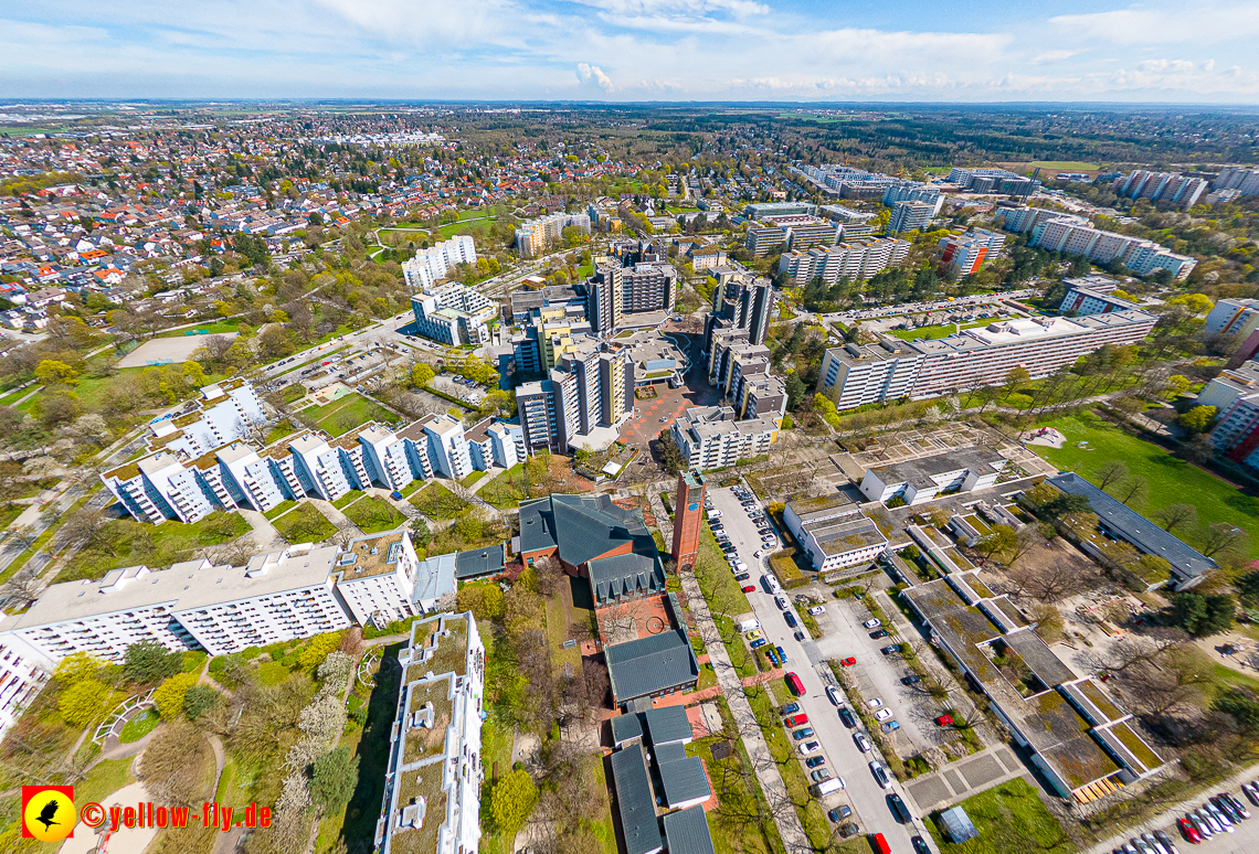 21.04.2023 - Marx-Zentrum und Umgebunbg in Neuperlach